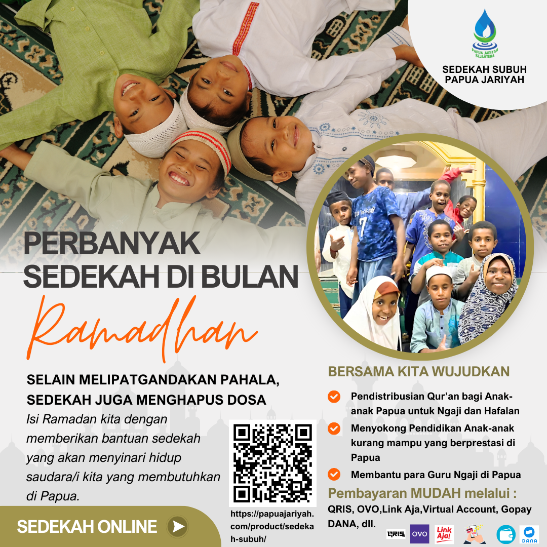 Sedekah Subuh Papua Jariyah