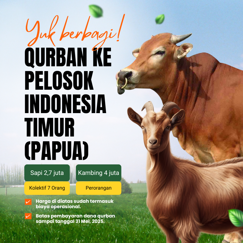 Tebar Qurban ke Ujung Timur Negri